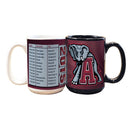 15oz Black Schedule Mug | Alabama Crimson Tide AL, Alabama Crimson Tide, COL, OldProduct 687746571645 $13