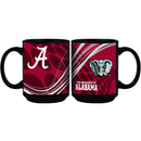 15oz Dynamic Style Black Mug | Alabama Crimson Tide AL, Alabama Crimson Tide, COL, CurrentProduct, Drinkware_category_All 888966971011 $15.49