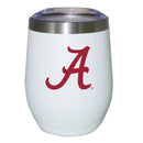 12oz White Stainless Steel Stemless Tumbler | Alabama Crimson Tide AL, Alabama Crimson Tide, COL, CurrentProduct, Drinkware_category_All 194207624418 $27.49