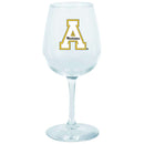 12.75oz Decal Wine Glass | Appalachian State University APP, Appalachian State Mountaineers, COL, Holiday_category_All, OldProduct 888966679344 $12