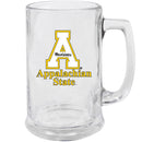 15oz Decal Glass Stein | Appalachian State Mountaineers APP, Appalachian State Mountaineers, COL, OldProduct 888966740037 $13
