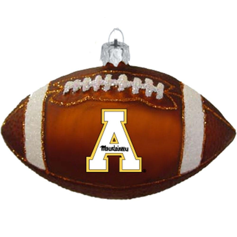 Blown Glass Football Ornament | Appalachian State Mountaineers
APP, Appalachian State Mountaineers, COL, OldProduct
The Memory Company