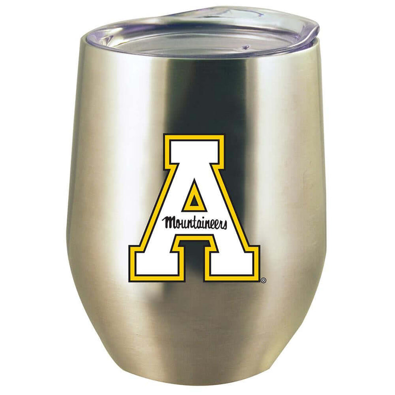 12oz Stainless Steel Stemless Tumbler w/Lid | Appalachian State University APP, Appalachian State Mountaineers, COL, CurrentProduct, Drinkware_category_All 888966599093 $21.99
