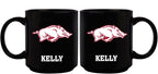 11oz Black Personalized Ceramic Mug | Arkansas Razorbacks ARK, Arkansas Razorbacks, COL, CurrentProduct, Custom Drinkware, Drinkware_category_All, Gift Ideas, Personalization, Personalized_Personalized 194207389683 $20.11