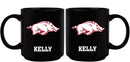 11oz Black Personalized Ceramic Mug | Arkansas Razorbacks ARK, Arkansas Razorbacks, COL, CurrentProduct, Custom Drinkware, Drinkware_category_All, Gift Ideas, Personalization, Personalized_Personalized 194207389683 $20.11