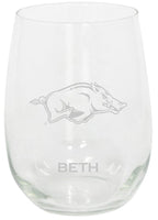 15oz Personalized Stemless Glass Tumbler | Arkansas Razorbacks
ARK, Arkansas Razorbacks, COL, CurrentProduct, Custom Drinkware, Drinkware_category_All, Gift Ideas, Personalization, Personalized_Personalized
The Memory Company