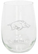 15oz Personalized Stemless Glass Tumbler | Arkansas Razorbacks
ARK, Arkansas Razorbacks, COL, CurrentProduct, Custom Drinkware, Drinkware_category_All, Gift Ideas, Personalization, Personalized_Personalized
The Memory Company