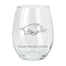15oz Personalized Stemless Glass Tumbler | Arkansas Razorbacks
ARK, Arkansas Razorbacks, COL, CurrentProduct, Custom Drinkware, Drinkware_category_All, Gift Ideas, Personalization, Personalized_Personalized
The Memory Company