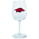 12.75oz Decal Wine Glass | Arkansas Razorbacks ARK, Arkansas Razorbacks, COL, Holiday_category_All, OldProduct 888966679641 $12