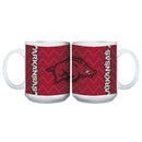 15oz Chevron Design White Mug | Arkansas ARK, Arkansas Razorbacks, COL, OldProduct 687746112862 $12