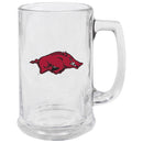 15oz Decal Glass Stein | Arkansas Razorbacks ARK, Arkansas Razorbacks, COL, OldProduct 888966740549 $13