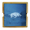 Slate Sq Coaster Set  UNIV OF ARKANSAS
ARK, Arkansas Razorbacks, COL, CurrentProduct, Home&Office_category_All
The Memory Company