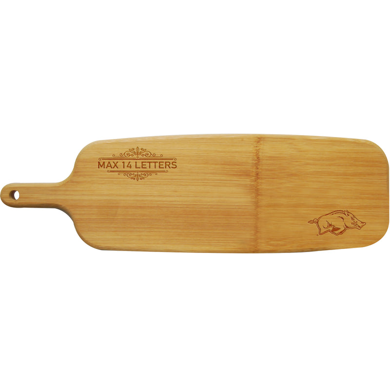 Personalized Bamboo Paddle Cutting & Serving Board | Arkansas Razorbacks
ARK, Arkansas Razorbacks, COL, CurrentProduct, Home&Office_category_All, Home&Office_category_Kitchen, Personalized_Personalized
The Memory Company