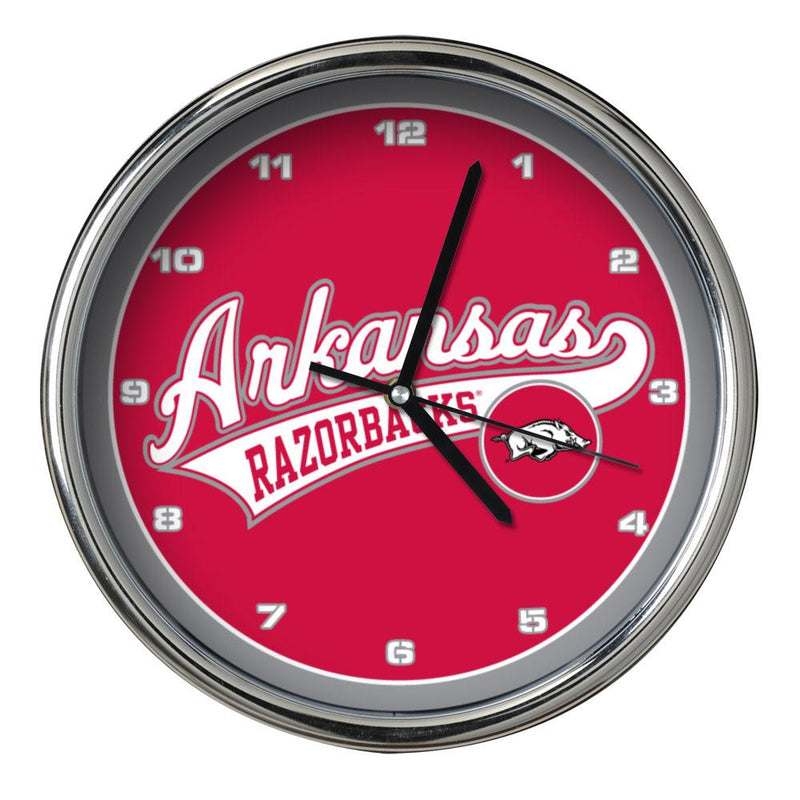 Chrome Clock | University of Arkansas, Fayetteville
ARK, Arkansas Razorbacks, COL, OldProduct
The Memory Company
