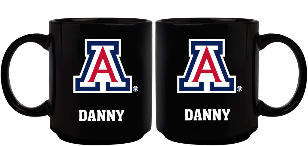 11oz Black Personalized Ceramic Mug | Arizona Wildcats Arizona Wildcats, ARZ, COL, CurrentProduct, Custom Drinkware, Drinkware_category_All, Gift Ideas, Personalization, Personalized_Personalized 194207389669 $20.11