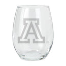 15oz Etched Stemless Tumbler | Arizona Wildcats Arizona Wildcats, ARZ, COL, CurrentProduct, Drinkware_category_All 194207264553 $12.49