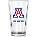 17oz Personalized Pint Glass | Arizona Wildcats