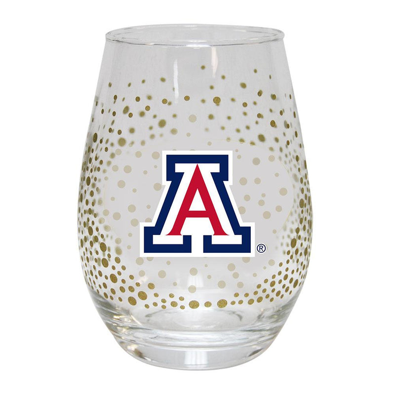 15 oz Glitr Stmless Wn Gls U  OF ARIZ Arizona Wildcats, ARZ, COL, OldProduct 888966958395 $14