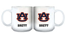 11oz White Personalized Ceramic Mug - Auburn AU, Auburn Tigers, COL, CurrentProduct, Custom Drinkware, Drinkware_category_All, Gift Ideas, Personalization, Personalized_Personalized 194207464847 $20.11