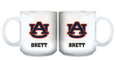 11oz White Personalized Ceramic Mug - Auburn AU, Auburn Tigers, COL, CurrentProduct, Custom Drinkware, Drinkware_category_All, Gift Ideas, Personalization, Personalized_Personalized 194207464847 $20.11