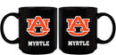 11oz Black Personalized Ceramic Mug - Auburn AU, Auburn Tigers, COL, CurrentProduct, Custom Drinkware, Drinkware_category_All, Gift Ideas, Personalization, Personalized_Personalized 194207389645 $20.11