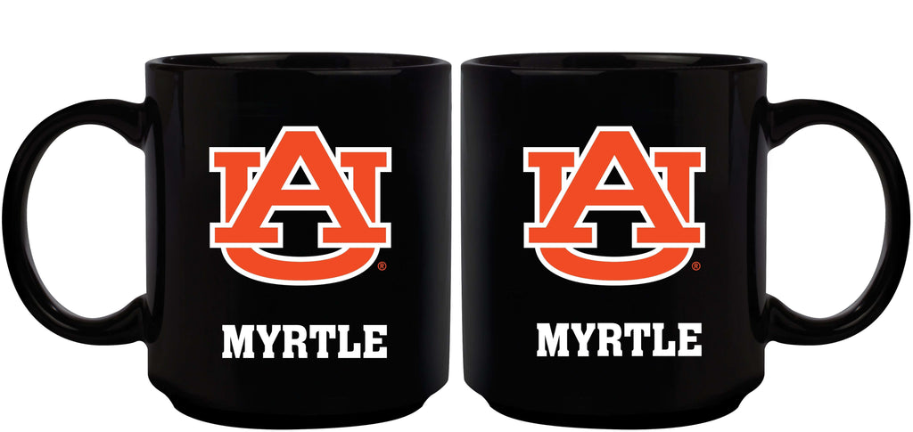11oz Black Personalized Ceramic Mug - Auburn AU, Auburn Tigers, COL, CurrentProduct, Custom Drinkware, Drinkware_category_All, Gift Ideas, Personalization, Personalized_Personalized 194207389645 $20.11