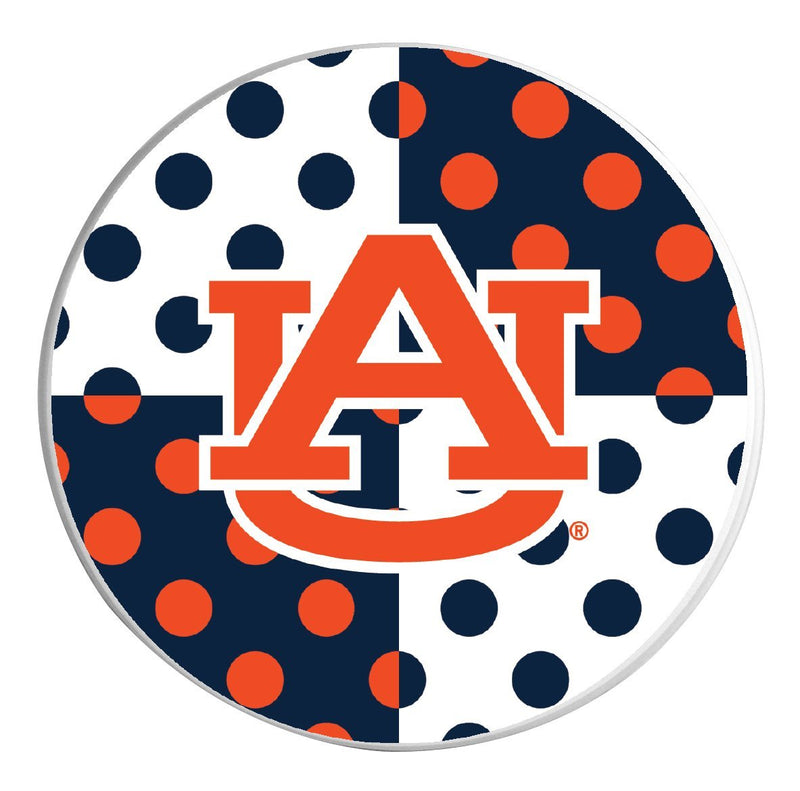 Single Two Tone Polka Dot Coaster | Auburn University
AU, Auburn Tigers, COL, OldProduct
The Memory Company