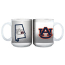 15OZ MUG WHT SOM  AUBURN UNIV AU, Auburn Tigers, COL, OldProduct 888966404564 $14