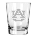 15oz Double Old Fashion Etched Glass | Auburn University AU, Auburn Tigers, COL, CurrentProduct, Drinkware_category_All 194207263570 $13.49