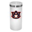 12oz White Slim Can Holder | Auburn Tigers