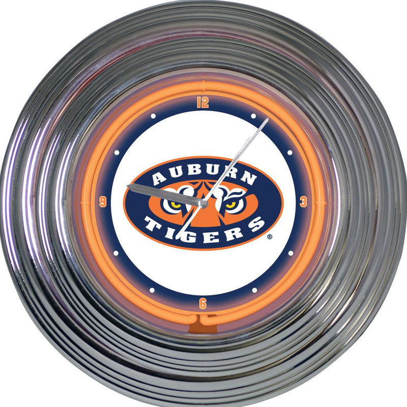 15 in Neon Clock - Auburn University AU, Auburn Tigers, COL, CurrentProduct, Home & Office_category_All 687746458489 $87.99