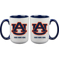 15oz Inner Color Personalized Ceramic Mug | Auburn Tigers 2790PER, AU, Auburn Tigers, COL, CurrentProduct, Drinkware_category_All, Personalized_Personalized  $27.99
