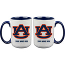 15oz Inner Color Personalized Ceramic Mug | Auburn Tigers 2790PER, AU, Auburn Tigers, COL, CurrentProduct, Drinkware_category_All, Personalized_Personalized  $27.99
