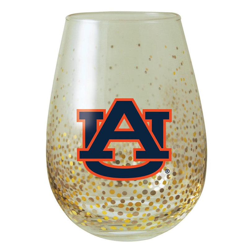 15 oz Glitr Stmless Wn Gls AUBURN U AU, Auburn Tigers, COL, OldProduct 888966958401 $14