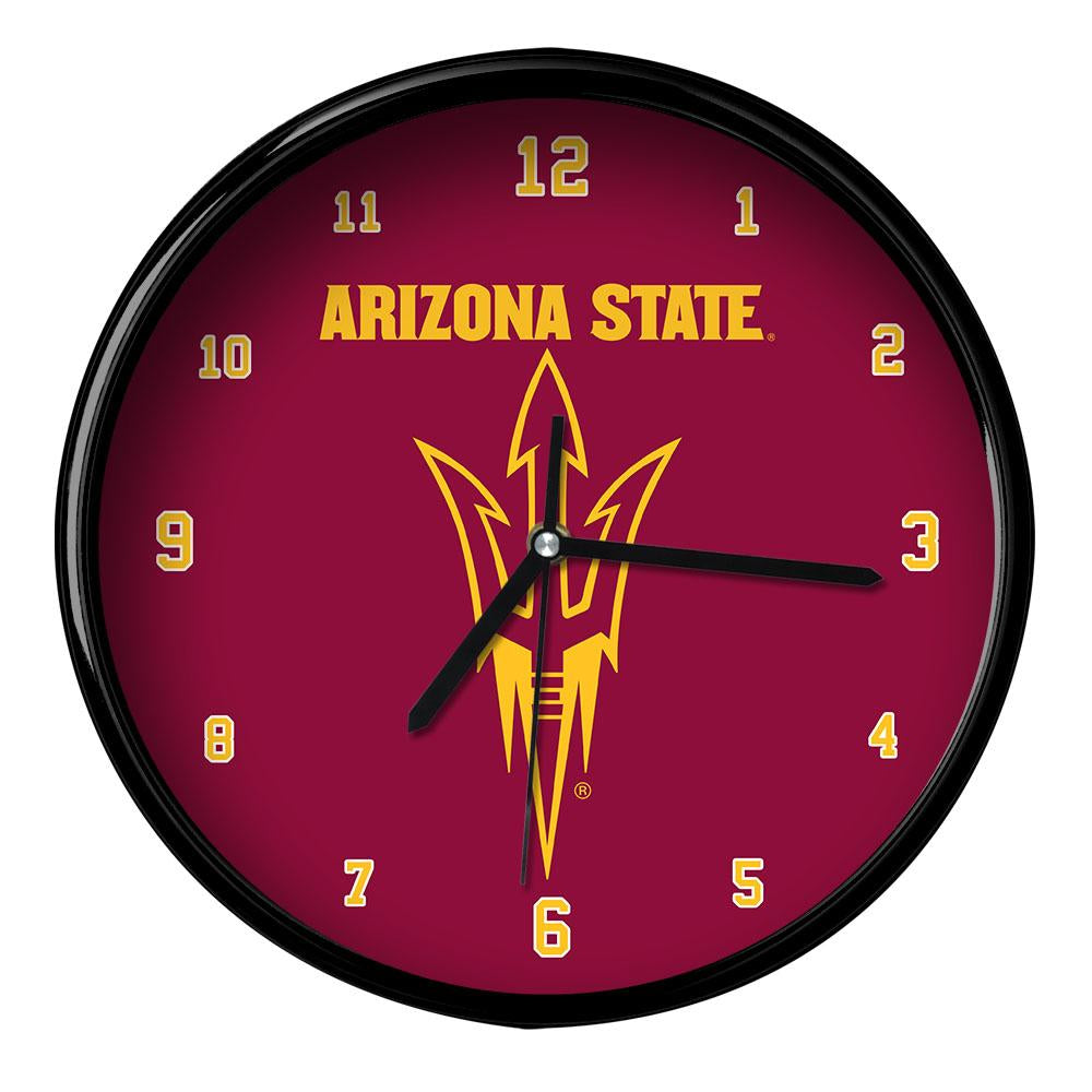 Black Rim Clock Basic | Arizona State University at $23.99 only from ...