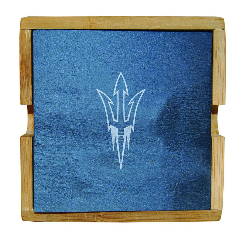 Slate Sq Coaster Set  ARIZONA ST
Arizona State Sun Devils, AZS, COL, CurrentProduct, Home&Office_category_All
The Memory Company