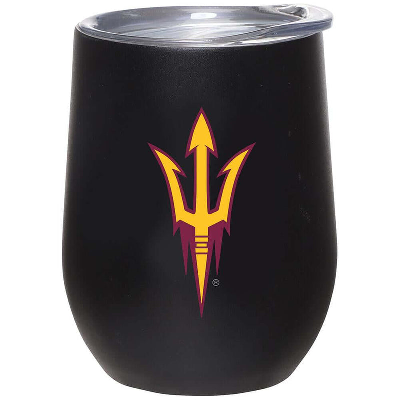 12oz Matte Stainless Steel Stemless Tumbler | Arizona St Arizona State Sun Devils, AZS, COL, CurrentProduct, Drinkware_category_All 888966600553 $32.99