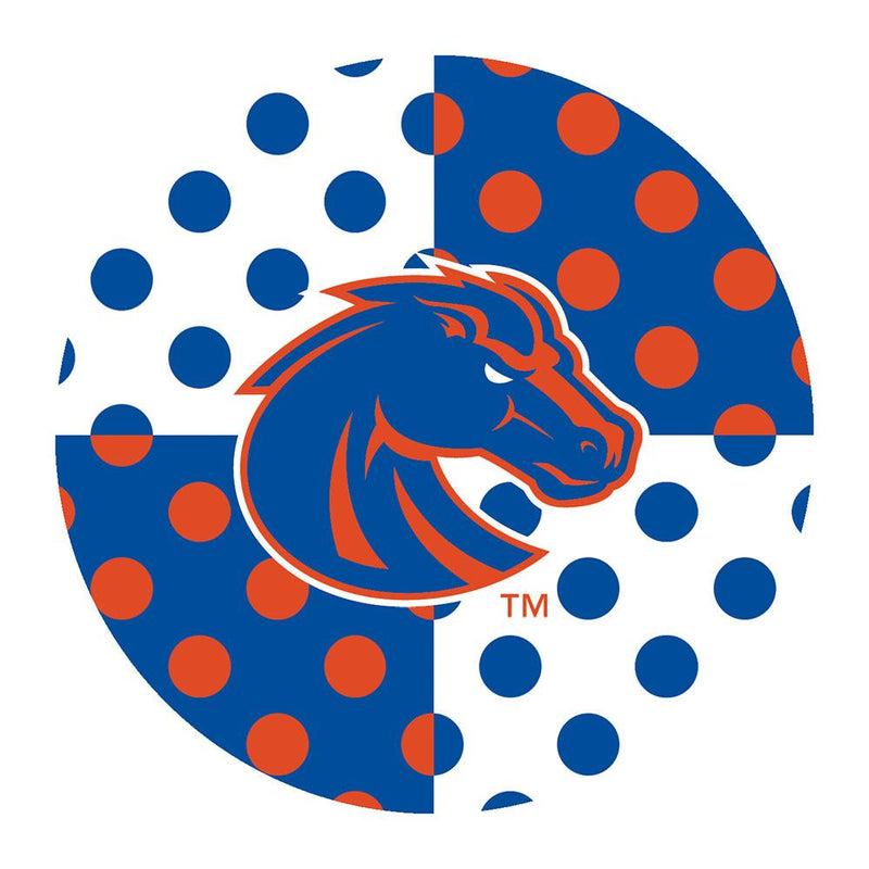 Single Two Tone Polka Dot Coaster | Boise State University
Boise State Broncos, BOS, COL, OldProduct
The Memory Company