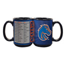 11oz Black Schedule Mug | Boise State University Boise State Broncos, BOS, COL, OldProduct 888966201491 $11