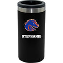 12oz Personalized Black Stainless Steel Slim Can Holder | Boston College Eagles