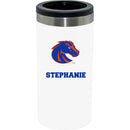 12oz Personalized White Stainless Steel Slim Can Holder | Boston College Eagles