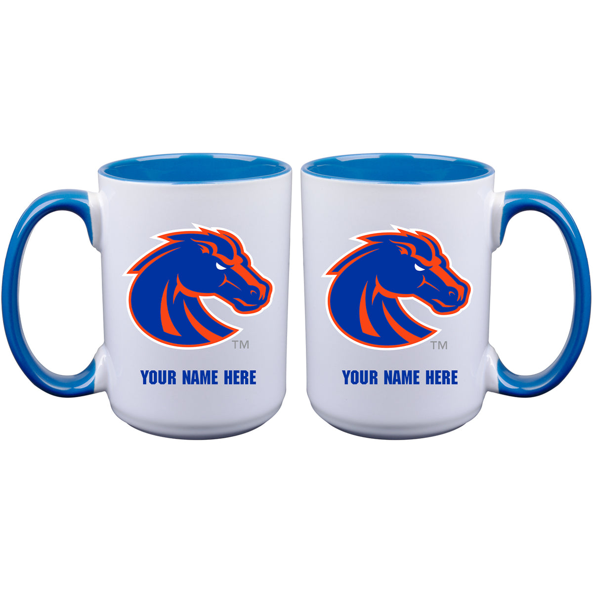 15oz Inner Color Personalized Ceramic Mug | Boston College Eagles 2790PER, Boise State Broncos, BOS, COL, CurrentProduct, Drinkware_category_All, Personalized_Personalized  $27.99