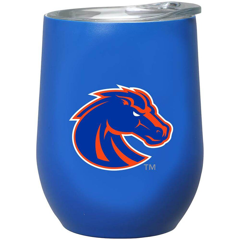 12oz Matte Stainless Steel Stemless Tumbler | Boise St Boise State Broncos, BOS, COL, CurrentProduct, Drinkware_category_All 888966600515 $32.99