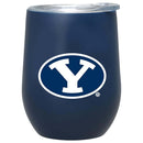 12oz Matte Stainless Steel Stemless Tumbler | BYU Brigham Young Cougars, BYU, COL, CurrentProduct, Drinkware_category_All 888966600508 $32.99