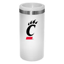 12oz White Slim Can Holder | Cincinnati Bearcats