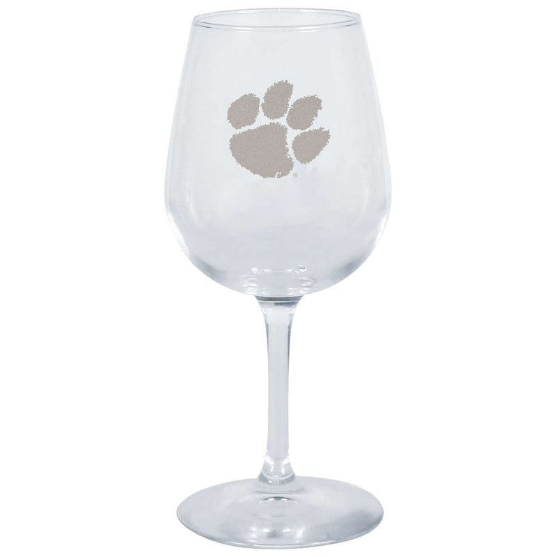 12.75oz Stemmed Wine Glass | Clemson Tigers Clemson Tigers, CLM, COL, CurrentProduct, Drinkware_category_All  $13.99