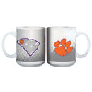15OZ MUG WHT SOM  CLEMSON Clemson Tigers, CLM, COL, OldProduct 888966404588 $14