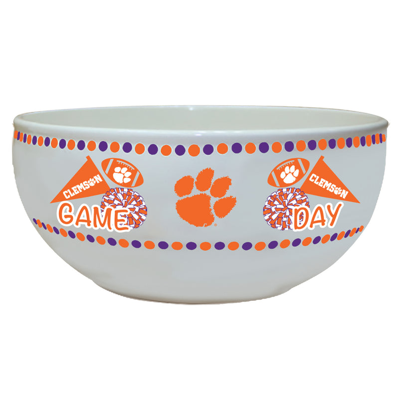 Large Game Day Ceramic Bowl | Clemson