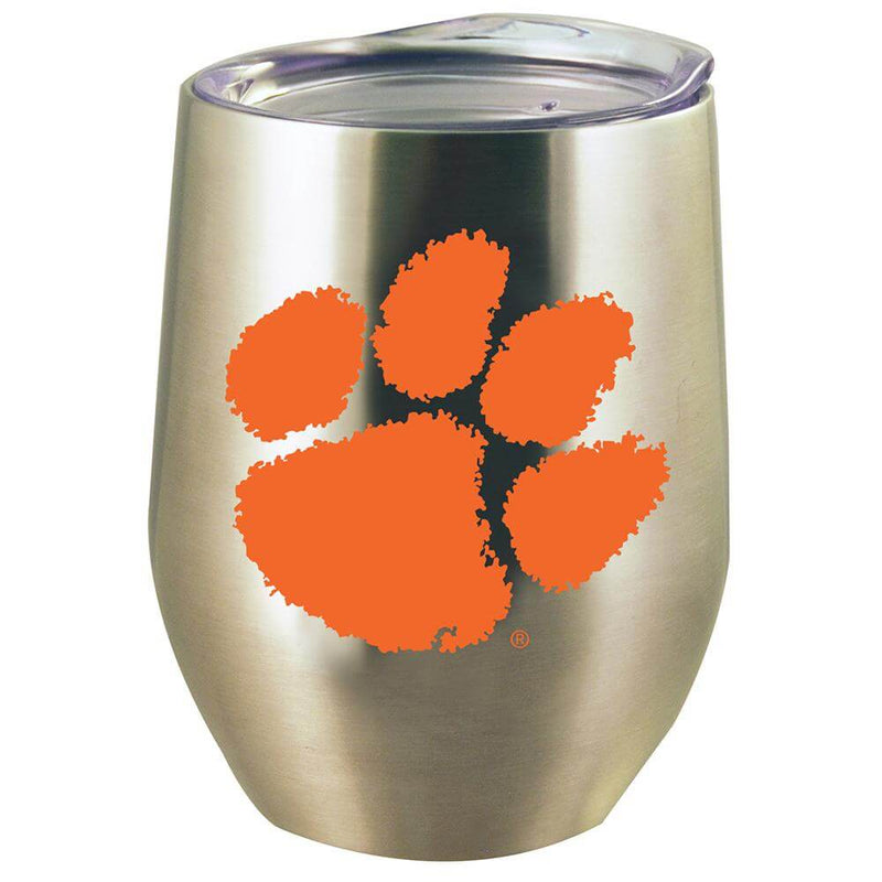 12oz Stainless Steel Stemless Tumbler w/Lid | Clemson University Clemson Tigers, CLM, COL, CurrentProduct, Drinkware_category_All 888966961487 $15.76