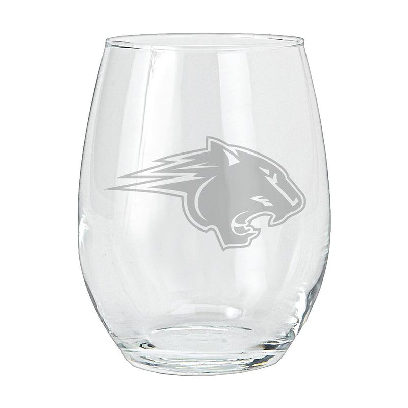 15oz Etched Stemless Tumbler | Clark Atlanta University Panthers Clark Atlanta University Panthers, CLR, COL, CurrentProduct, Drinkware_category_All  $12.49